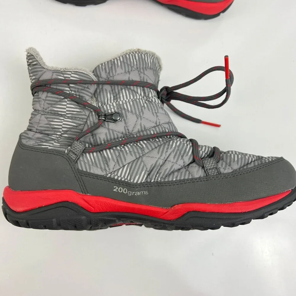 Columbia Loveland Shorty Omni-Heat Snow  Boots‎ in a grey w/red Size 7 M